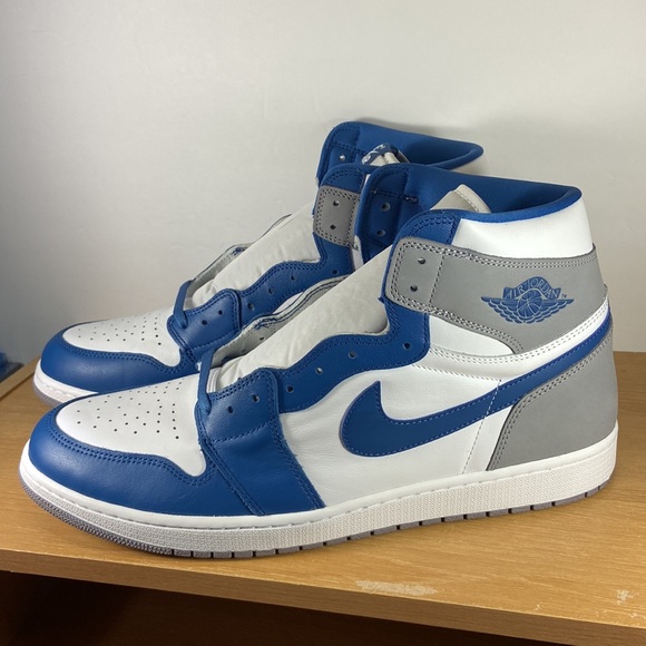 Air Jordan 1 Retro High OG True Blue Men’s Size 17 Sneakers (2022) - Picture 15 of 17